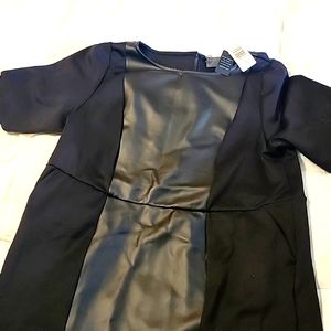 NEW WITH TAGS Torrid leather faux dress bodycon PLUS pockets. SIZE 3